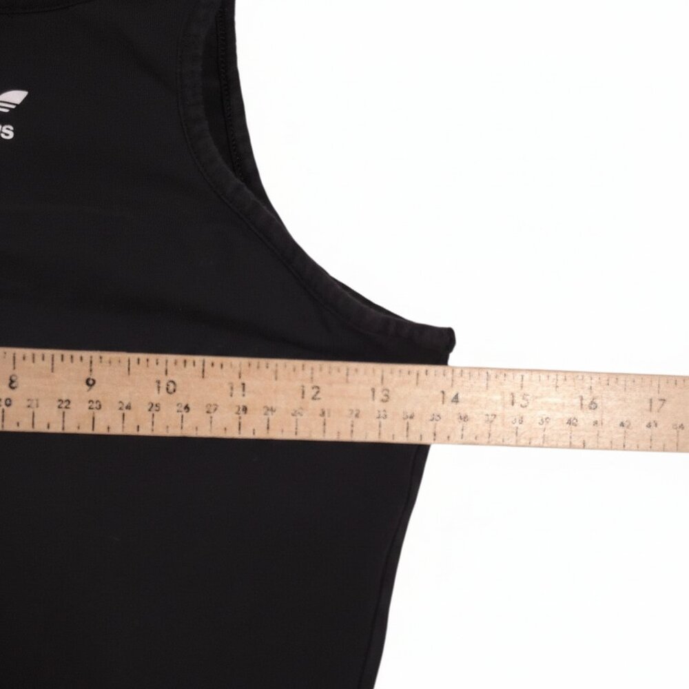 Adidas Originals Women's Tank Dress Black Trefoil Ribbed Racerback Small NWT - Picture 8 of 8